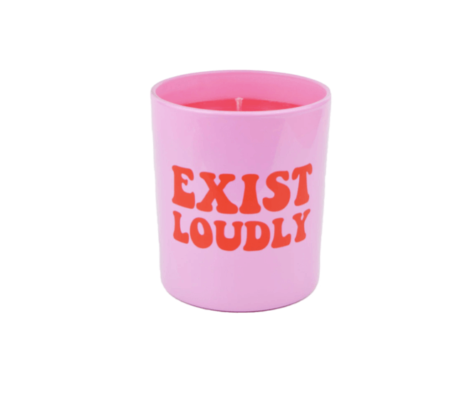 Bougie "Exist loudly"