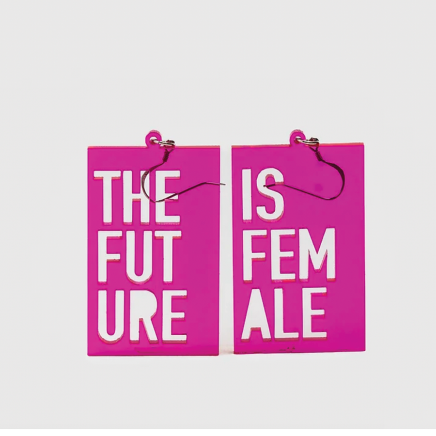 Boucles d'oreilles "The Future is Female"