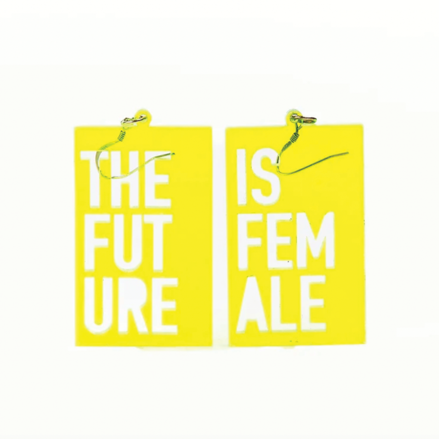 Boucles d'oreilles "The Future is Female"