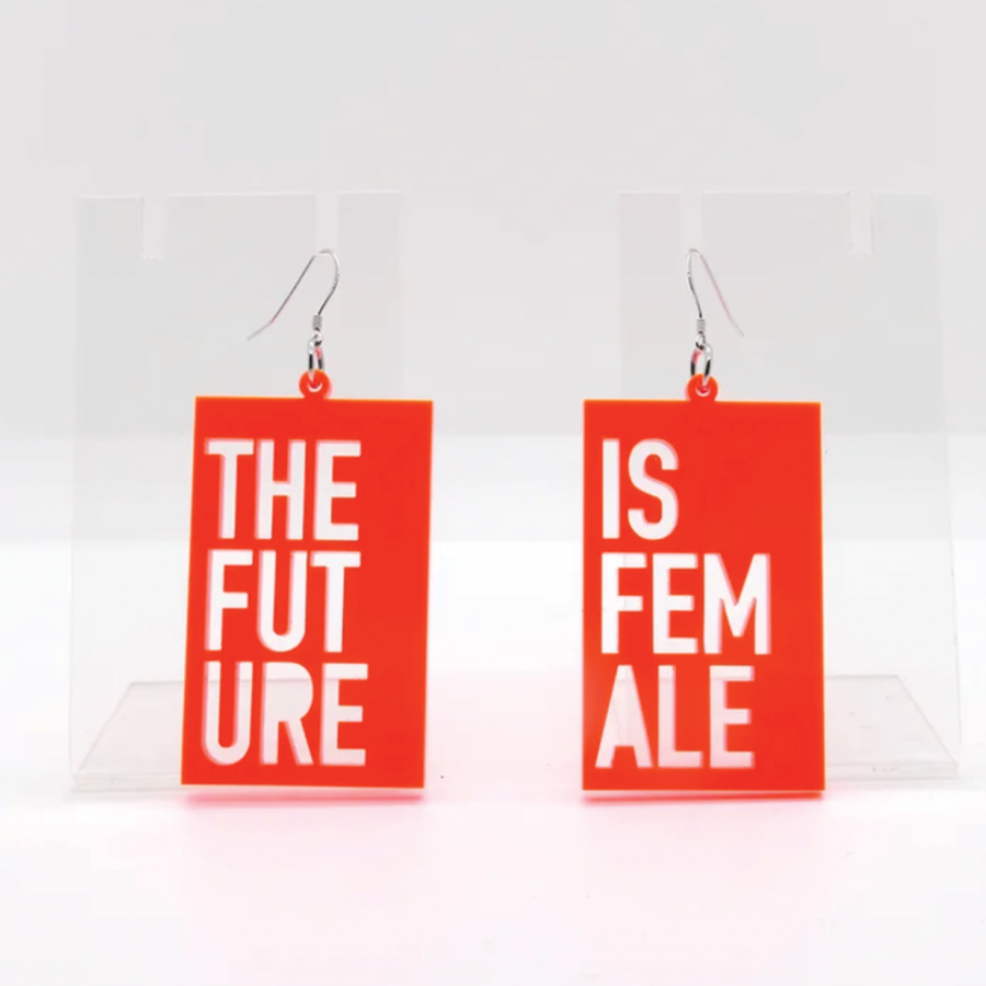 Boucles d'oreilles "The Future is Female"