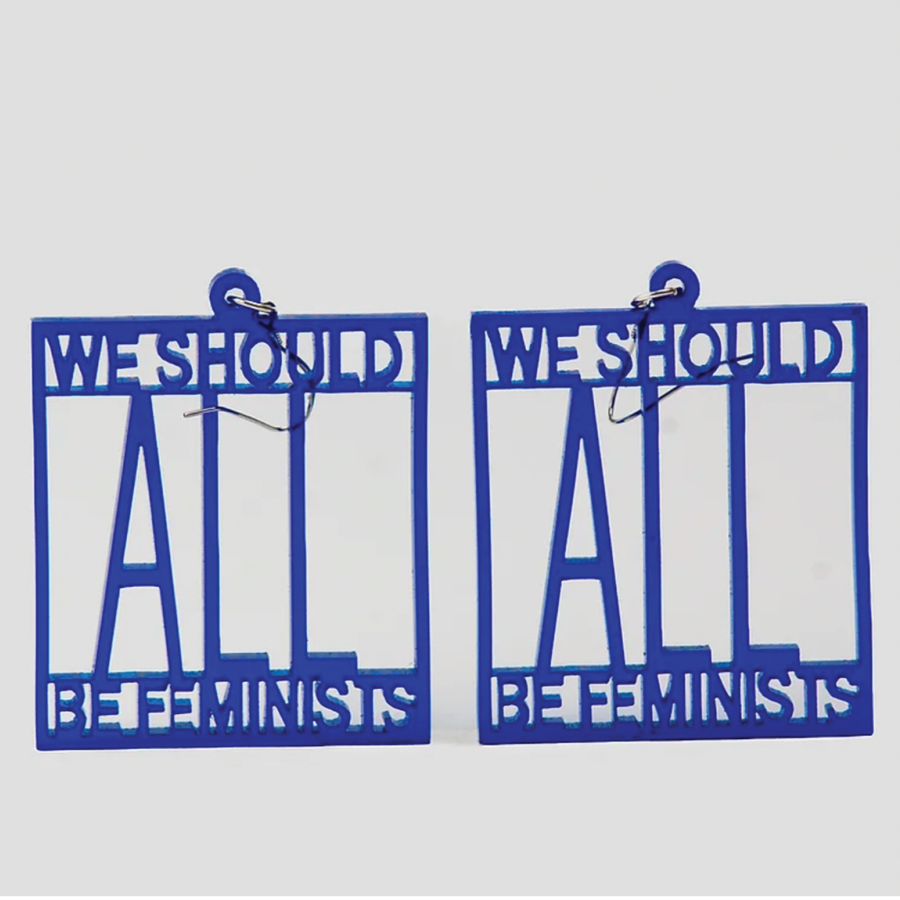 Boucles d'oreilles "We Should All Be Feminist"