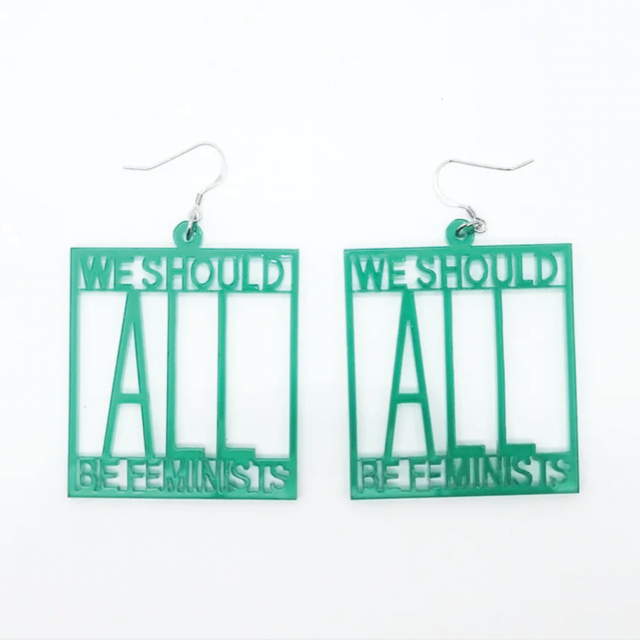 Boucles d'oreilles "We Should All Be Feminist"