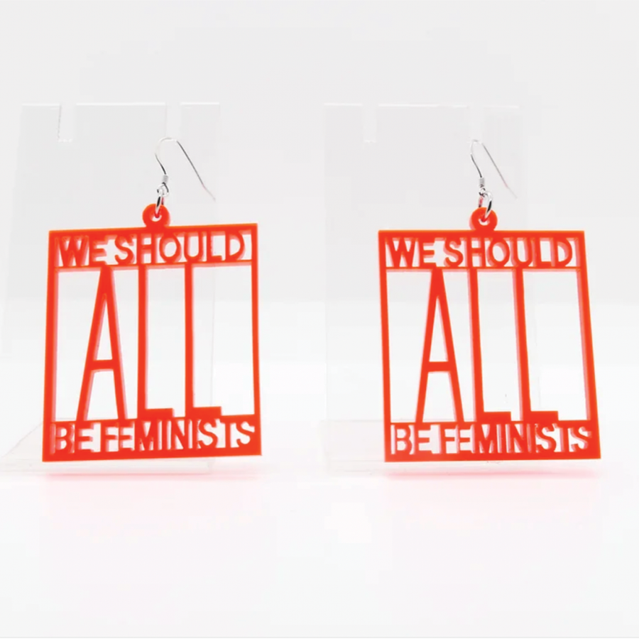 Boucles d'oreilles "We Should All Be Feminist"