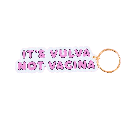 Porte-clé "It's vulva not vagina"