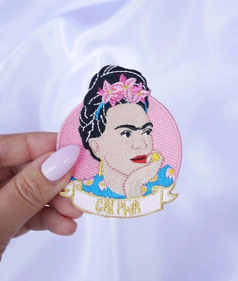 Patch Broderie thermocollant "Frida Girl Power* de MALICIEUSE
